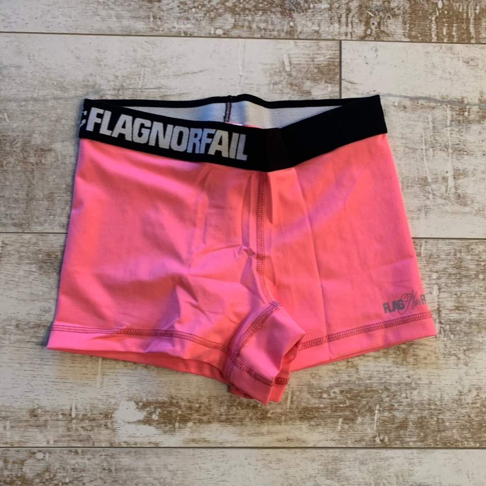 NWOT Flag Nor Fail Hot Pink Shorts